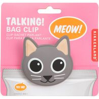 Kikkerland Cat Talking Bag Clip