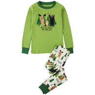 Hatley Boy's Little Blue House May The Forest Be With You Pajama Set