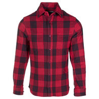 Schott NYC Men's Buffalo Plaid Cotton Flannel Long-Sleeve Shirt