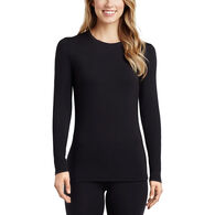 Cuddl Duds Women's Softwear With Stretch Crew Neck Long-Sleeve Base Layer Top