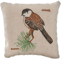 Maine Balsam Fir 4" x 4" Chickadee Balsam Pillow