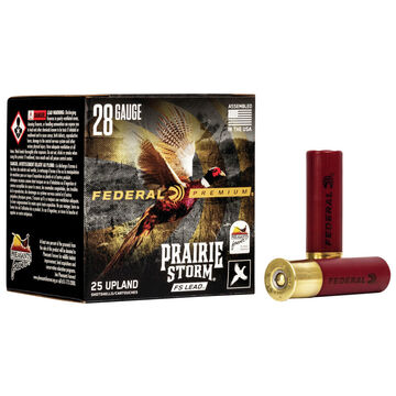 Federal Premium Prairie Storm FS Lead 28 GA 2-3/4 13/16 oz. #6 Shotshell Ammo (25)