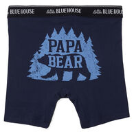 Hatley Little Blue House Men's Woods Papa Bear Boxer Brief