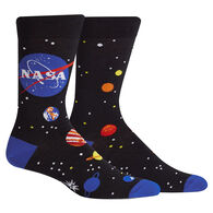 Sock It To Me Men's Solar System NASA Crew Sock