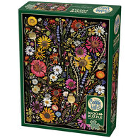 Cobble Hill Jigsaw Puzzle - Flower Press: Happiness