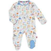 Magnetic Me Infant Boy's Alpha Pop Modal Magnetic Parent Favorite Long-Sleeve Footie Pajama
