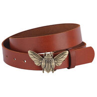 Most Wanted USA Women's Bee Buckle Leather Belt