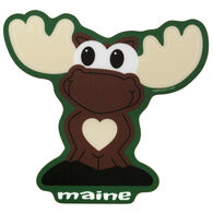 Blue 84 Fluffy Slacks Moose Maine Sticker