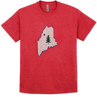 Artforms Men's Old Maine Flag Short-Sleeve T-Shirt