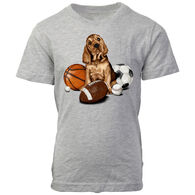 Wes and Willy Toddler Boy's Sports Puppy Short-Sleeve Shirt