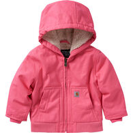 Carhartt Infant/Toddler Girl's Front-Zip Insulated Hooded Active Jac Insulated Jacket