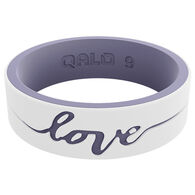 Qalo Women's Strata Love Silicone Ring