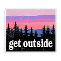 Sticker Cabana Get Outside w/ Trees Sticker