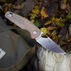 GiantMouse ACE Nimbus V2 Natural Canvas Micarta Folding Knife