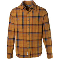 Schott NYC Men's Plaid Cotton Flannel Long-Sleeve Shirt