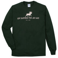 NH Fish and Game Men's Moose Long-Sleeve T-Shirt