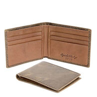 Osgoode Marley Men's RFID Mini Thinfold Distressed Leather Wallet