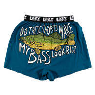 Lazy One Men's Check Out My Bass Boxer
