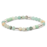 Scout Curated Wears Intermix Stone Stacking Bracelet - Amazonite