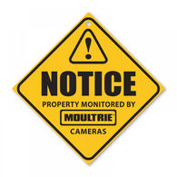 Moultrie Camera Surveillance Sign - 3 Pack