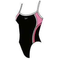 Speedo Women's Thin Strap Quantum Fusion One-Piece Swimsuit