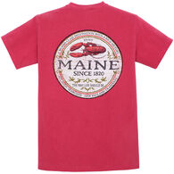 Austins Inc. Men's Maine Vintage Lobster Short-Sleeve T-Shirt