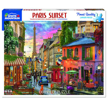 White Mountain Jigsaw Puzzle - Paris Sunset