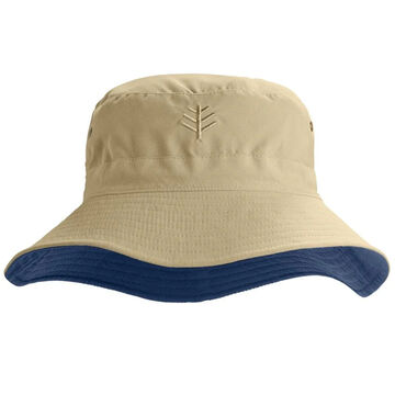 Coolibar Mens Landon Reversible UPF 50+ Bucket Hat