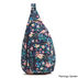 Vera Bradley Recycled Cotton Sling Backpack