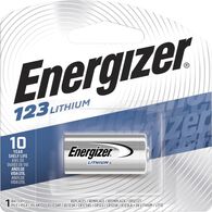 Energizer Lithium 123 Photo Battery - 1 or 6 Pk.