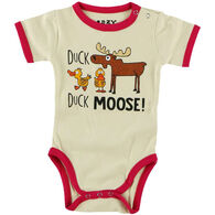 Lazy One Infant Girl's Duck Duck Moose Creeper Onesie