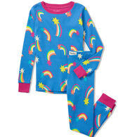 Hatley Toddler Girl's Shooting Stars Long-Sleeve Pajama Set, 2-Piece