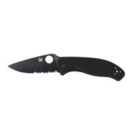Spyderco Tenacious Black Blade CombinationEdge Folding Knife