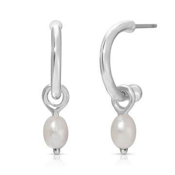 Lucky Feather Womens Lovely Pearl, Lovely You Earring