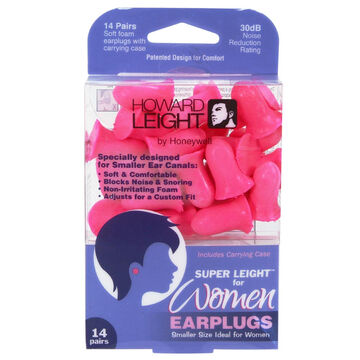 Howard Leight Womens Super Leight Ear Plug - 14 Pair