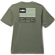 Columbia Boy's PFG Seasonal Graphic Short-Sleeve Shirt