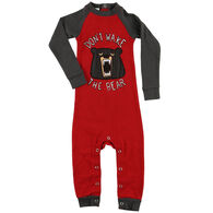 Lazy One Infant Don't Wake The Bear Union Suit