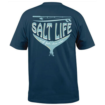 Salt Life Mens Reel Wicked Short-Sleeve Pocket T-Shirt