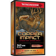 Winchester Copper Impact 243 Winchester 85 Grain Lead-Free Ammo (20)